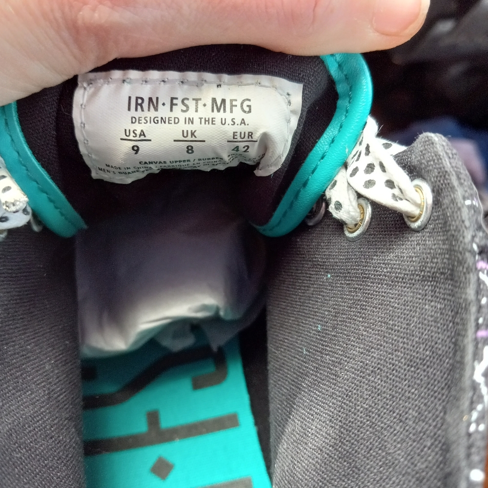 Nwot discontinued men's hi-top sneakers! Skate shoes! Y2k! Rare! - Picture 4 of 6
